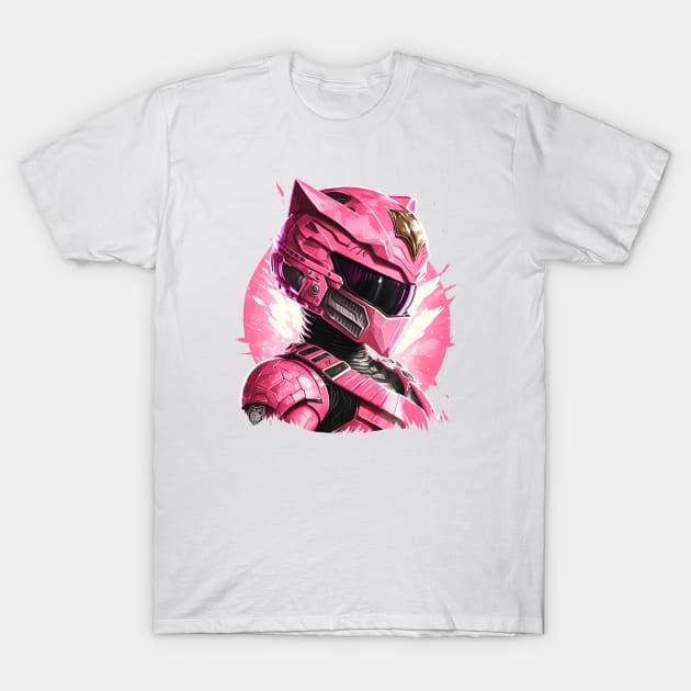 Pink Ranger 4 Life T-Shirt by Dandzo